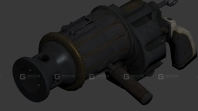 齐射炮3D模型-22 - Volley Gun 3D model-22