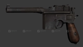 毛瑟C96手枪 - Mauser C96 3D model-49