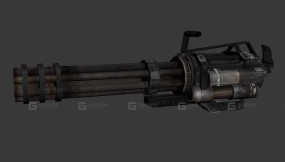 链式机枪3D模型-19 - Chain gun 3D model-19