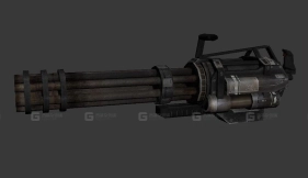 链式机枪3D模型-19 - Chain gun 3D model-19