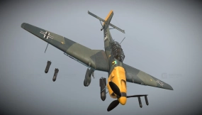 斯图卡 B2 俯冲轰炸机 (S2+MP) 俯冲姿态 Stuka B2 Dive Bomber (S2+MP) Diving Position