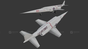 超音速道格拉斯X3短剑  Supersonic Douglas X3 Stiletto