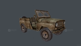 乌兹 - UAZ 3D model-89