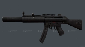 黑克勒-科赫MP5SD2-Heckler & Koch MP5SD2 3D model-33