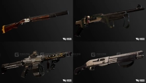 【UE】现代霰弹枪 - 组合道具包（现代霰弹枪 战术枪械 3D）  Modern Shotguns - COMBO Prop Pack ( Modern Shotgun Shotguns Tactical Firearm 3D)