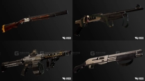 【UE】现代霰弹枪 - 组合道具包（现代霰弹枪 战术枪械 3D）  Modern Shotguns - COMBO Prop Pack ( Modern Shotgun Shotguns Tactical Firearm 3D)