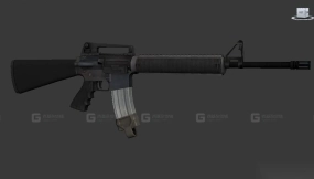 M16自动步枪-M16 3D model-43