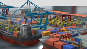 货运码头模型 3D Cargo Dockyard