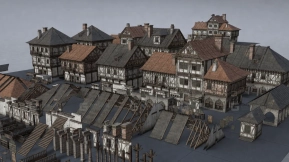 中世纪小镇 Medieval town