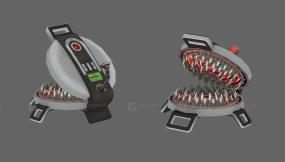 华夫饼机 - Вафельница 3D model-40