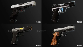 【UE】(5) 第一人称射击 4K 定制现代手枪 - 第一卷（现代手枪 战术手枪）  (5) FPS 4K Custom Modern Handguns - VOL.1 ( Modern Handguns Handgun Tactical )