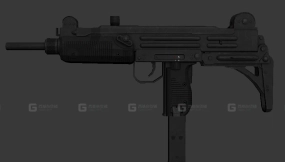 乌兹-UZI 3D model-10