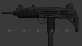 乌兹-UZI 3D model-10