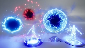 【UE】尼亚加拉科幻入门视觉特效包  Niagara Sci-Fi Starter VFX Pack