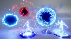 【UE】尼亚加拉科幻入门视觉特效包  Niagara Sci-Fi Starter VFX Pack