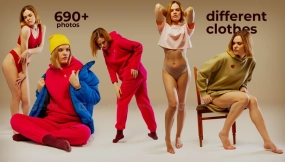 690+不同姿势服装参考图片 690+ Different Clothes - Female Poses for Daily Sketching