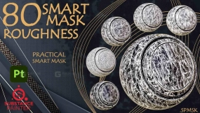 80种粗糙度脏污划痕智能遮罩 80 Practical and useful roughness smart mask high quality - VOl 04