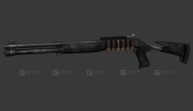 伯奈利M4 3D模型-46 - Benelli M4 3D model-46
