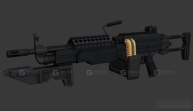 自动步枪-Automatic rifle 3D model-12