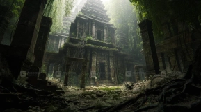 Max Hay出品的神庙寺庙建筑模型 Temple Pack 2