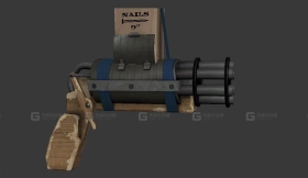 高级射钉枪 Nail gun advanced 3D model-40