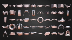 硬表面巨型套件第二卷 Hard Surface Mega Kit Volume 02