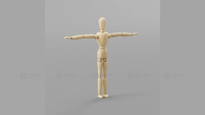 绑定的人体模型 - Rigged Mannequin
