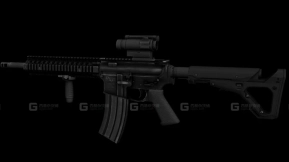 丹尼尔防卫马克18 SAS型-DD MK18 SAS 3D model