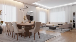 场景-现代客厅2 - Scene- Contemporary Living Room 2