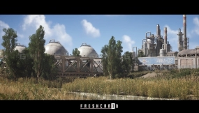 【UE】化工厂炼油厂环境场景