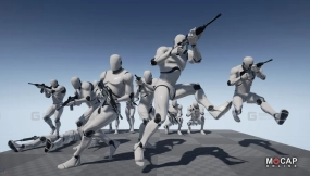 【UE4.26】步枪射击专家 动作捕捉动画包 Rifle Shooter Pro - MoCap Animation Pack 