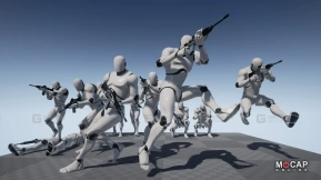 【UE4.26】步枪射击专家 动作捕捉动画包 Rifle Shooter Pro - MoCap Animation Pack 