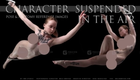 女性角色艺术姿势 [1个姿势 2种视角] FEMALE CHARACTER ART POSES [1 Pose 2 View Angles]