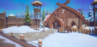【UE】风格化维京村庄 Stylized Viking Village