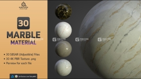 【spsm】大理石材质预设 30 Marble Materials Vol.01