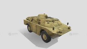 低多边形主战坦克02 - Low Poly Battle Tank 02