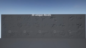 【UE】普通伤害贴花  Normal Damage Decals