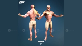 海盗风格黄金角色 Sea Of Thieves Character Golden Style