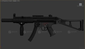 MP5消音冲锋枪-MP5 SD 3D model-13