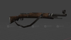 卡宾枪98k - Karabineer 98k 3D model-20