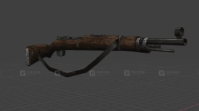 卡宾枪98k - Karabineer 98k 3D model-20
