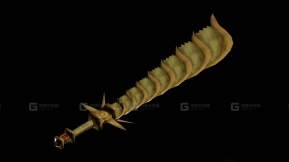 金剑 3D模型-11 - Golden Shword 3D model-11