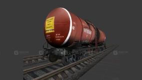 62吨罐车 - Цистерна 62т 3D model-30