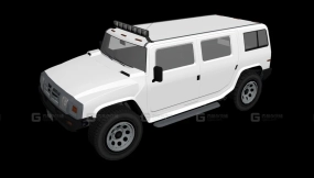爱国者警车 - Police Patriot 3D model-136