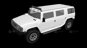 爱国者警车 - Police Patriot 3D model-136