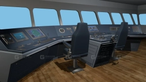 船舰桥3D模型 Ship Bridge 3D Model