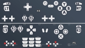 【UE】键位按钮图标包 V2  Input Keys Icon Pack V2