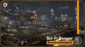 【UE】科幻机库  Sci-Fi Hangar