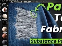 Substance 3D Painter ！制作程序化撕裂织物 | 织物撕裂！