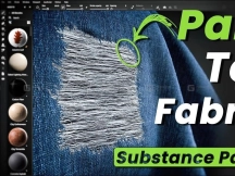 Substance 3D Painter ！制作程序化撕裂织物 | 织物撕裂！